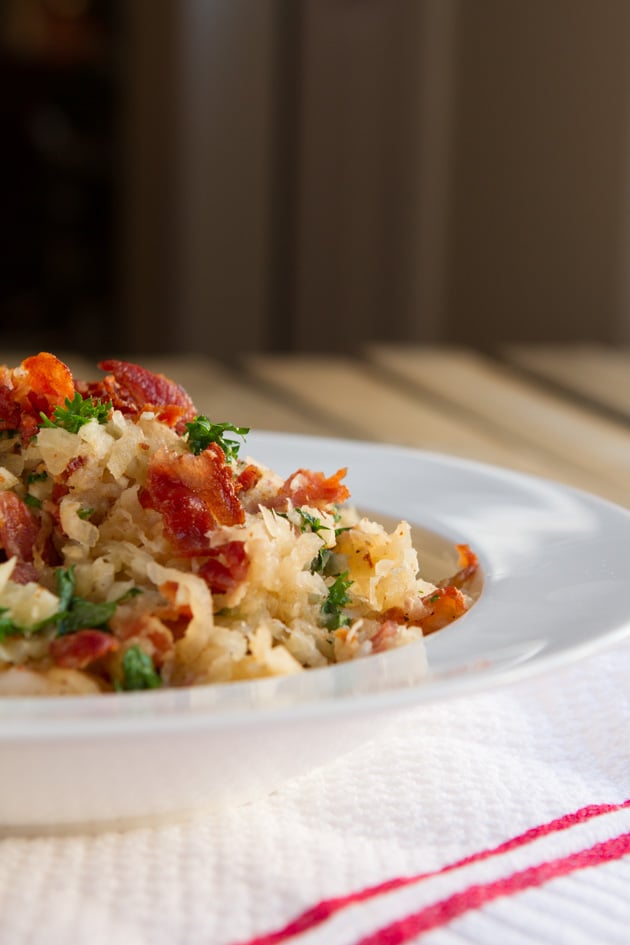 Grain-free Bacon and Shrimp Risotto