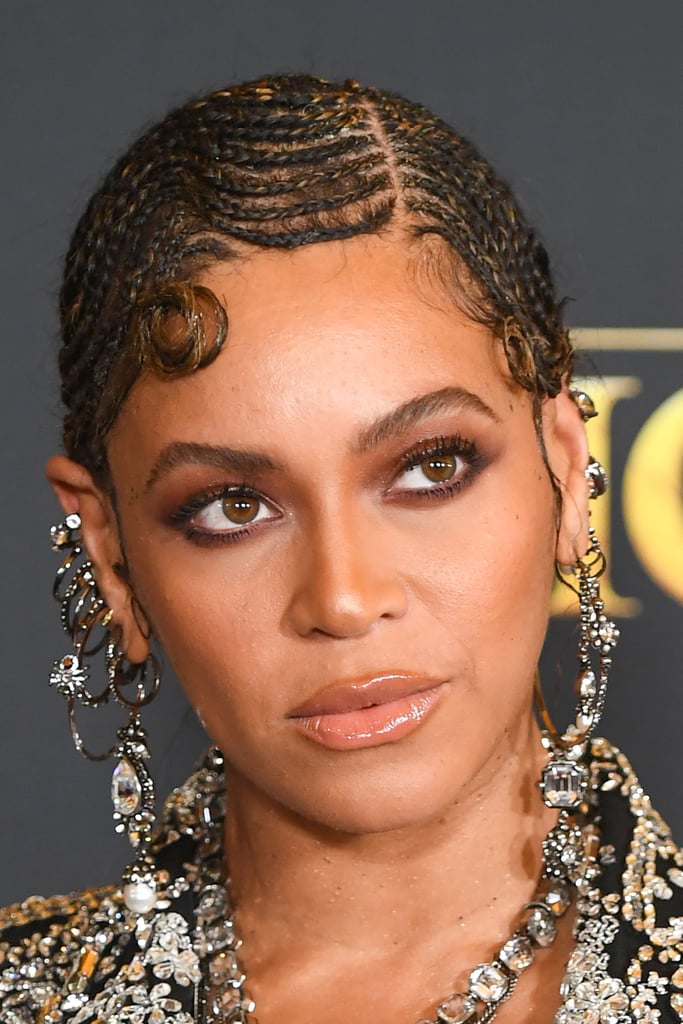 Beyonce S Braided Finger Waves At The Lion King Premiere