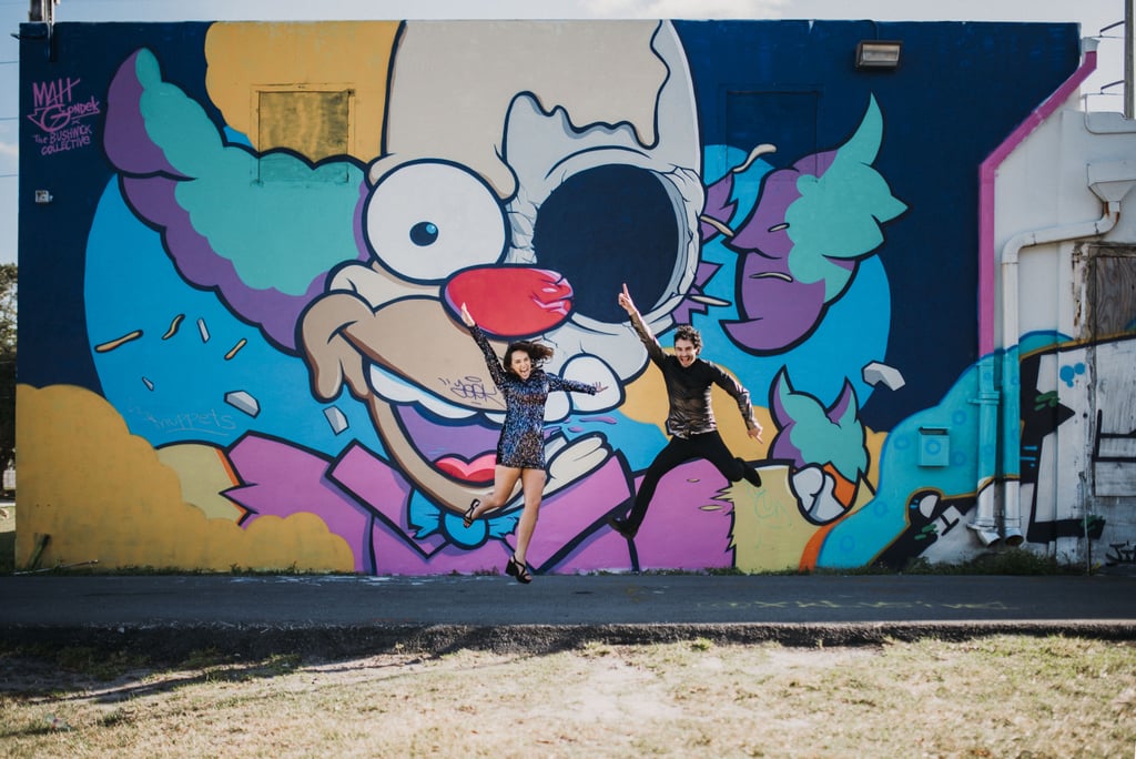 Engagement Photos at Wynwood Walls