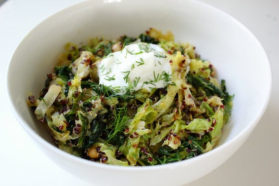 Toasted Quinoa and Cabbage