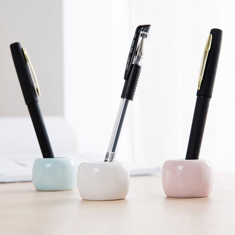 Airmoon Mini Ceramics Toothbrush Holder in Blu, White, and Pink