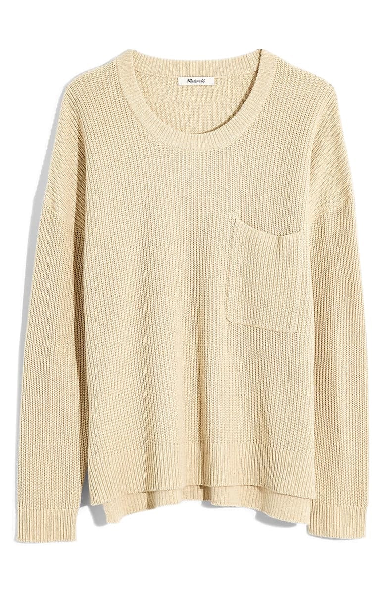 Madewell Thompson Pocket Pullover Sweater