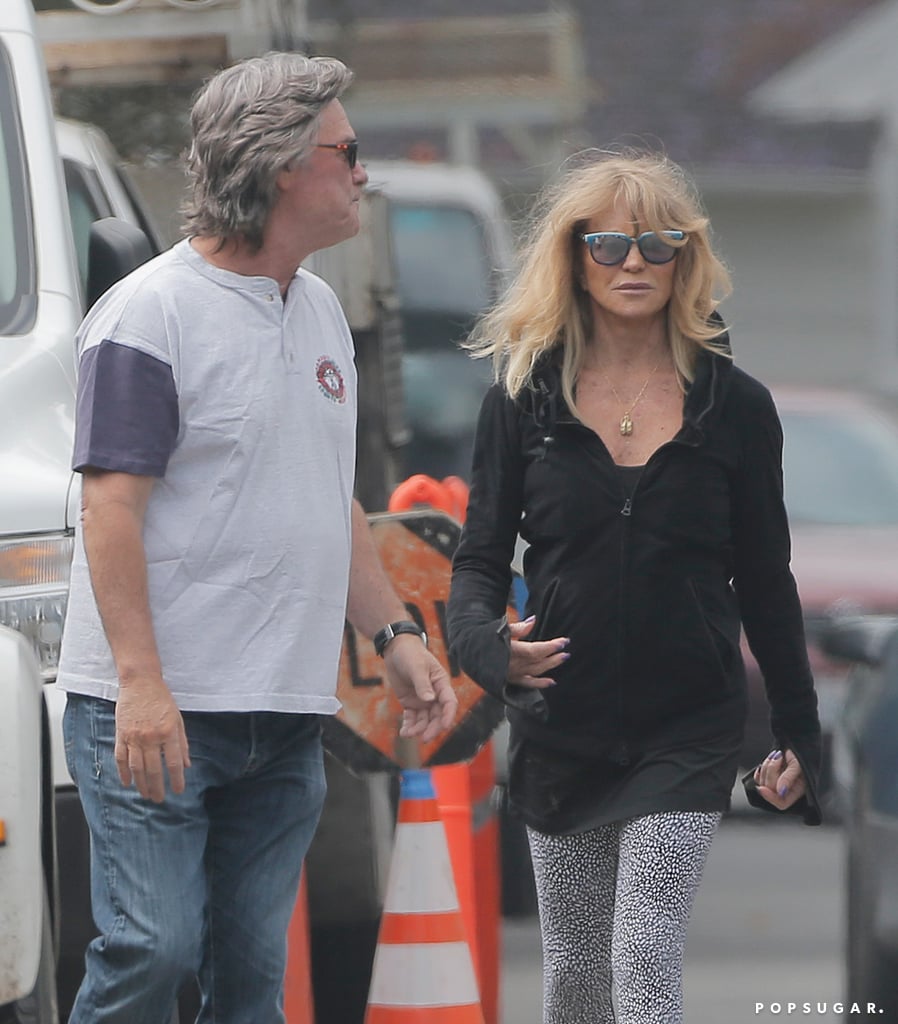 Goldie Hawn and Kurt Russell Out in LA May 2016