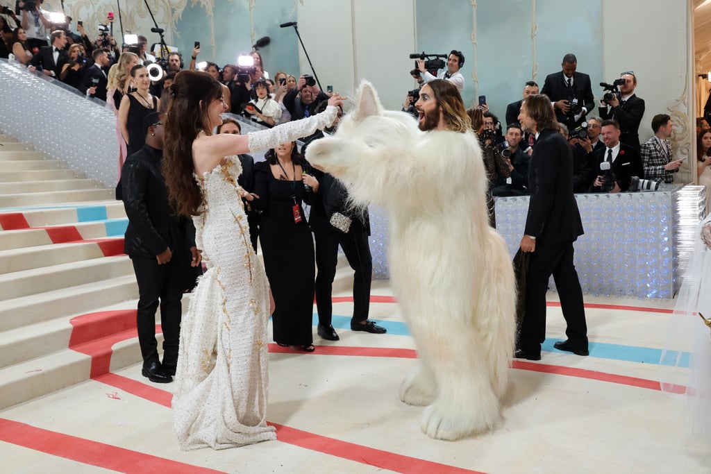 Anne Hathaway and Jared Leto at the 2023 Met Gala