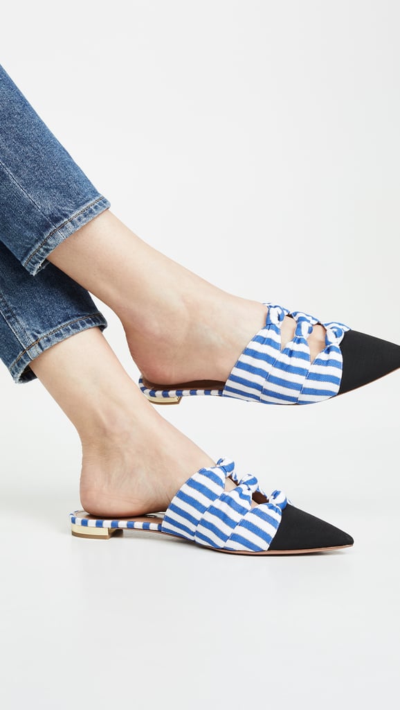 Aquazzura Mondaine Mule Flats