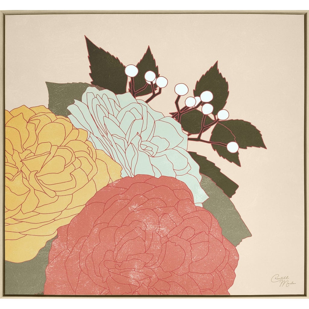 A Rustic Vibe: Chantell Marlow Bouquet Framed Canvas Wall Art