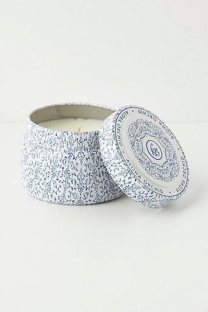 Anthropologie Capri Blue Candle Tin