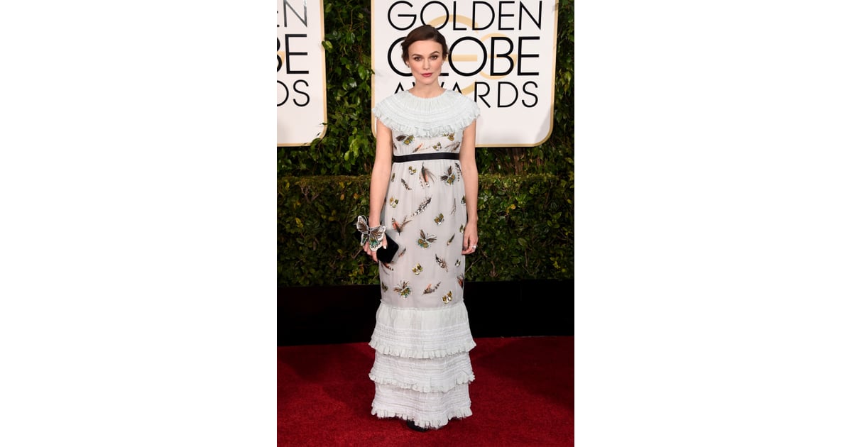 Keira Knightley at the Golden Globe Awards 2015 | POPSUGAR Fashion