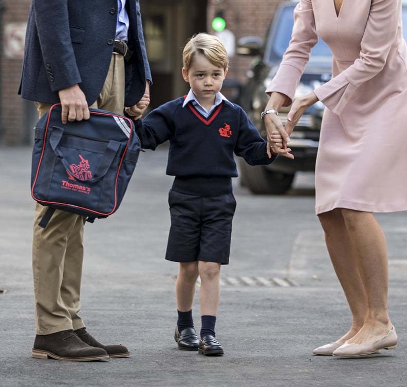 When He Attended His First Day of School