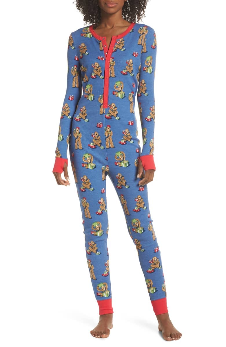 Munki Munki x Star Wars Christmas Chewbacca One-Piece Pajamas