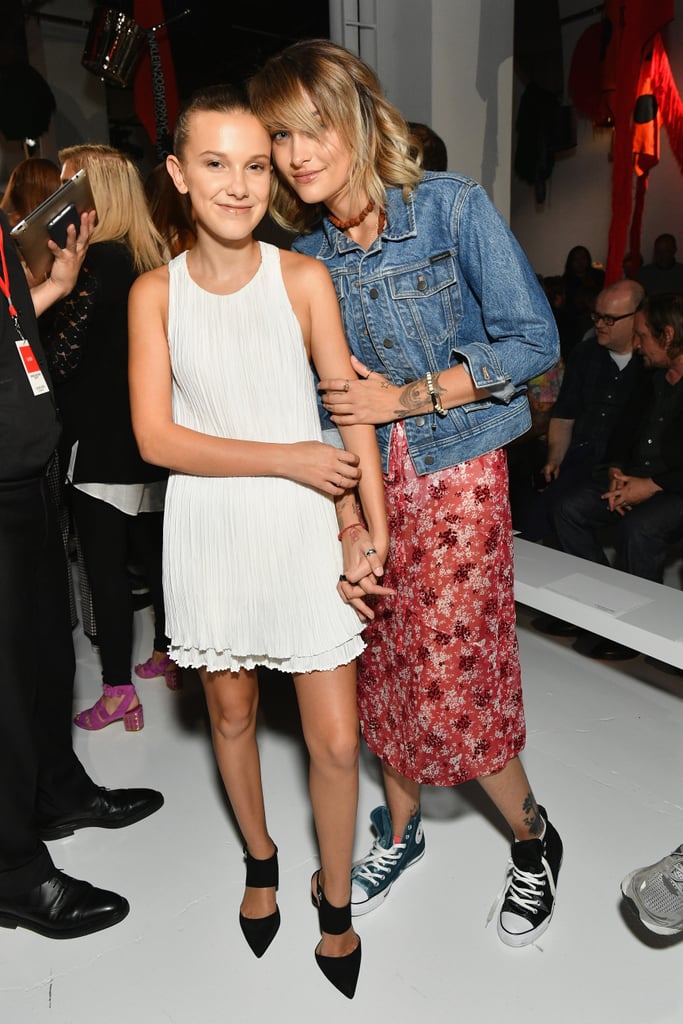 Millie Bobby Brown and Paris Jackson