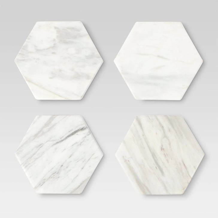Marble Stackable Coasters White Best Target Home Decor Gifts