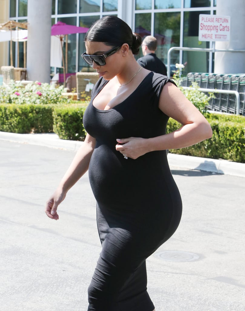 Kim Kardashian Baby Bump Grocery Store Pictures