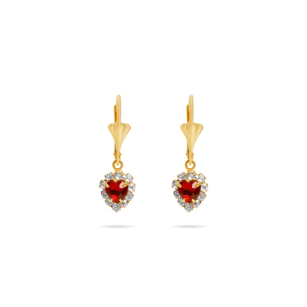 The M Jewelers The Lua Ruby Earrings