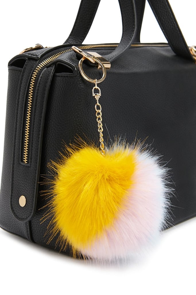 Pastel Pom Pom Keychain