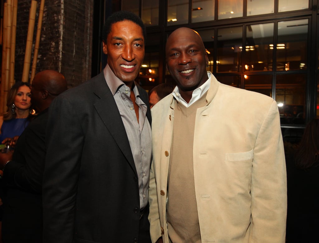 Michael Jordan and Scottie Pippen at Scottie's 47th Surprise Birthday Party in 2012