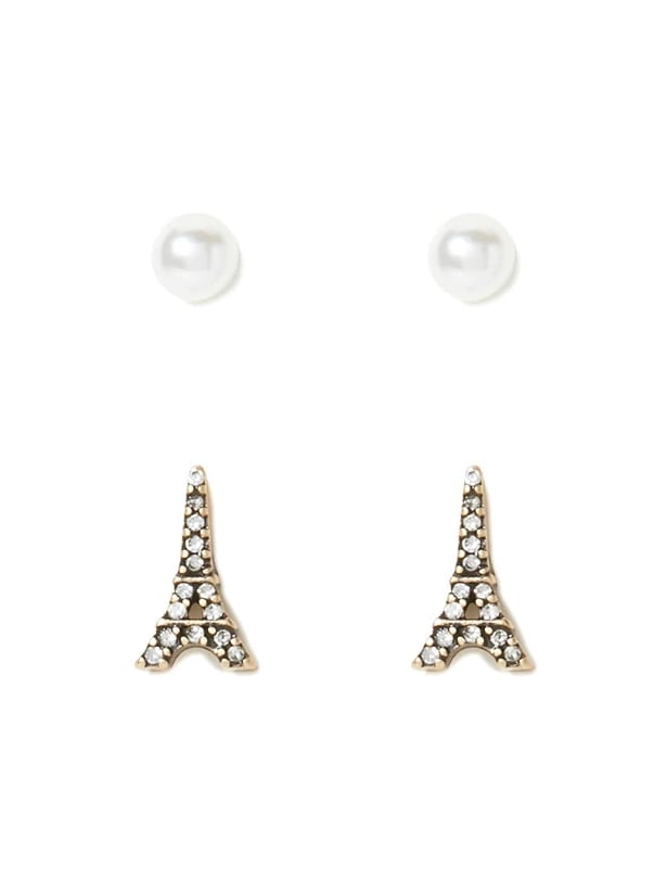 This Forever 21 Eiffel Tower Stud Set 