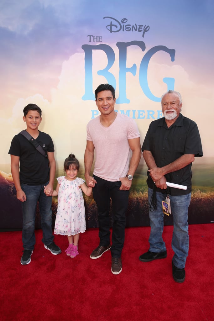 Mario Lopez and Daughter Gia at The BFG Premiere June 2016