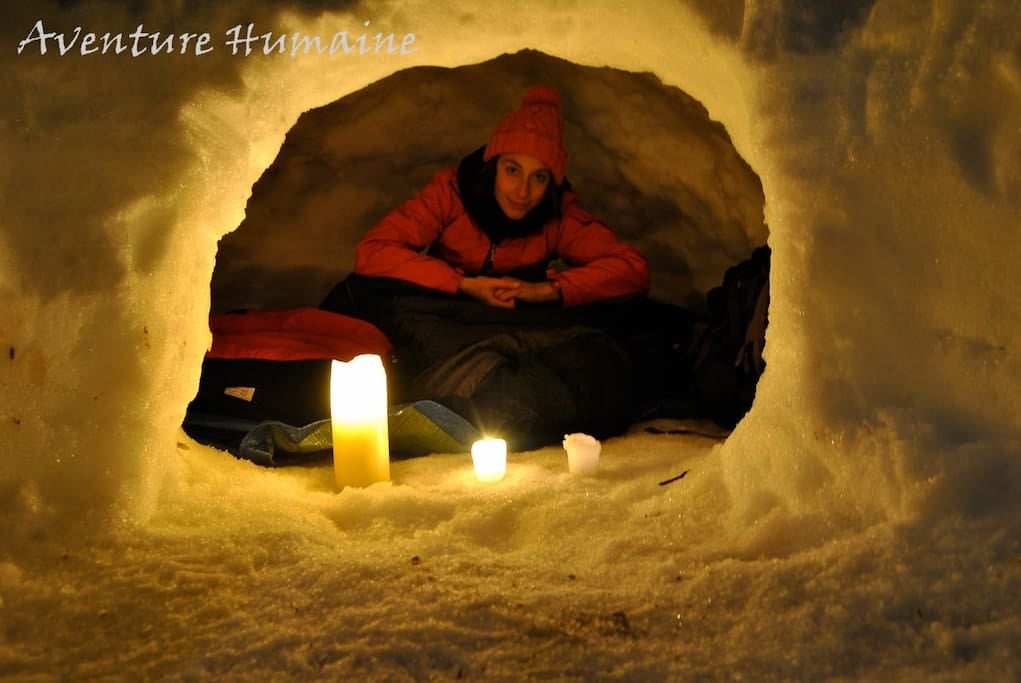 igloo in the French Alps