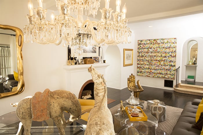 An Arched Brick Fireplace In The Living Room Is A Charming Selling