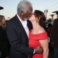 Hot New Couple Alert? Morgan Freeman and Marcia Gay Harden Share a Steamy Kiss on the Red Carpet