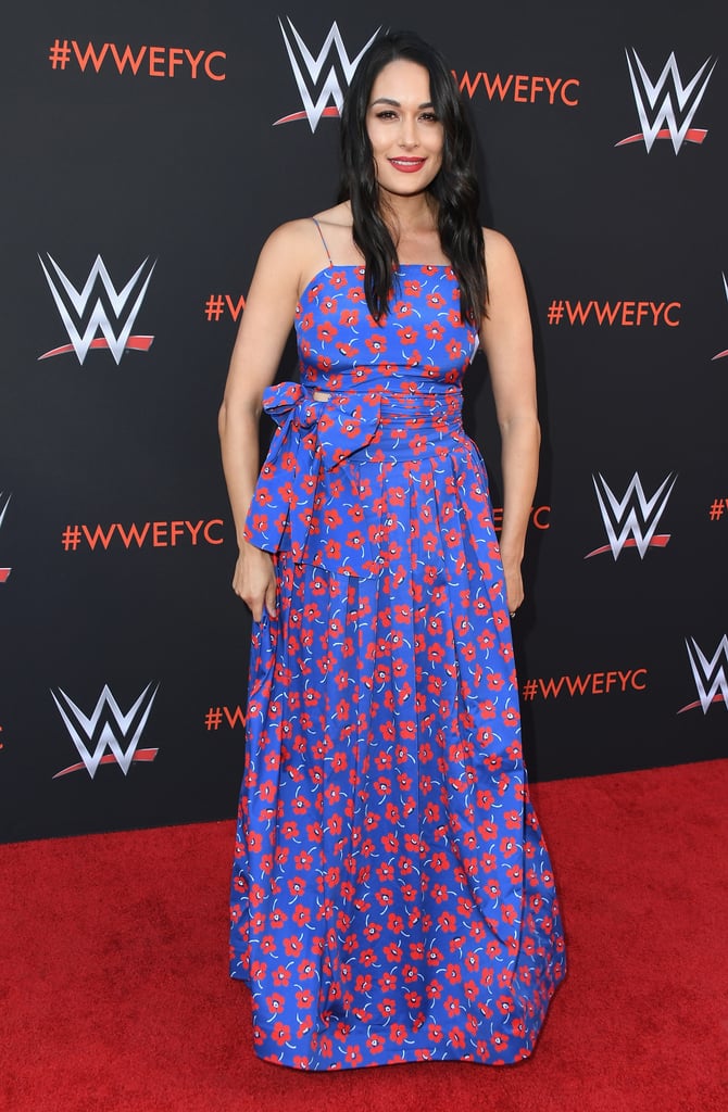 Nikki and Brie Bella at WWE's FYE Event June 2018