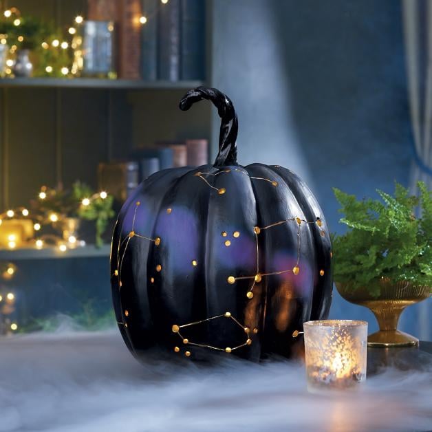 Constellation Pumpkins Make For Magical Halloween Decor