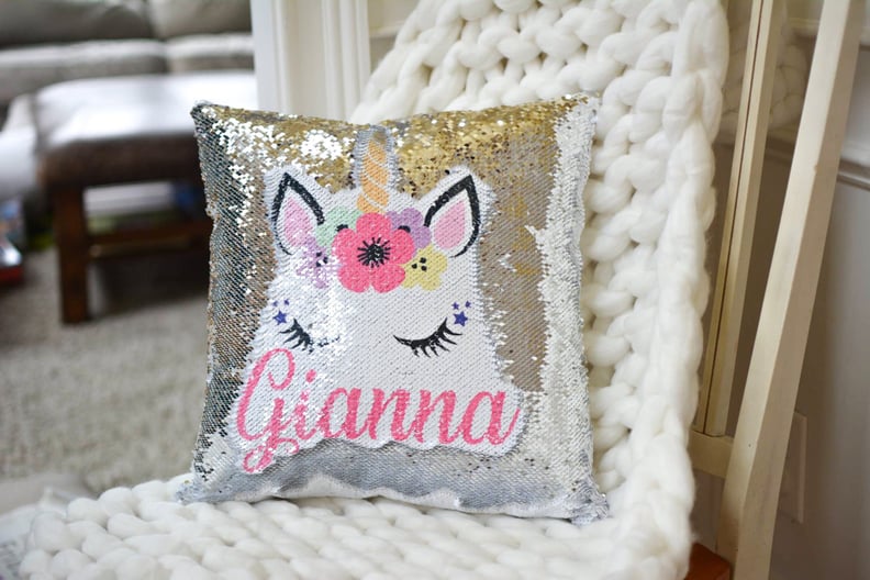 Glitter pillows discount