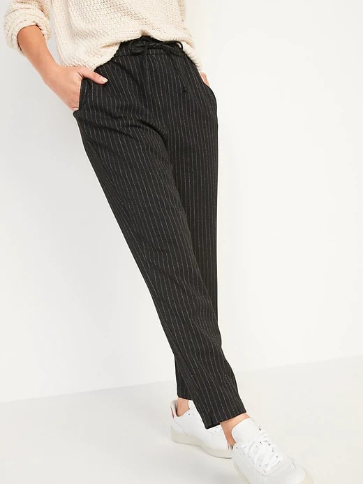 Old Navy High-Waisted Soft-Brushed Pull-On Ankle Pants