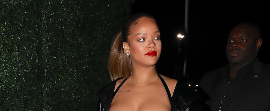 Rihanna Wearing Snake Heels