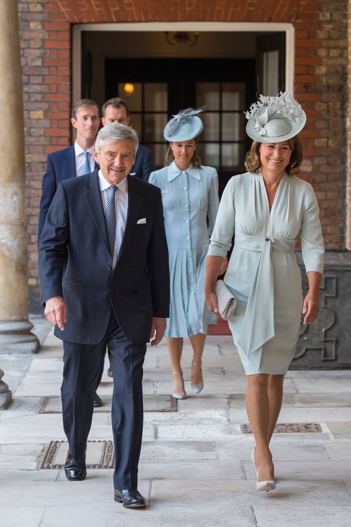 Pippa Middleton Blue Dress at Christening Prince Louis 2018