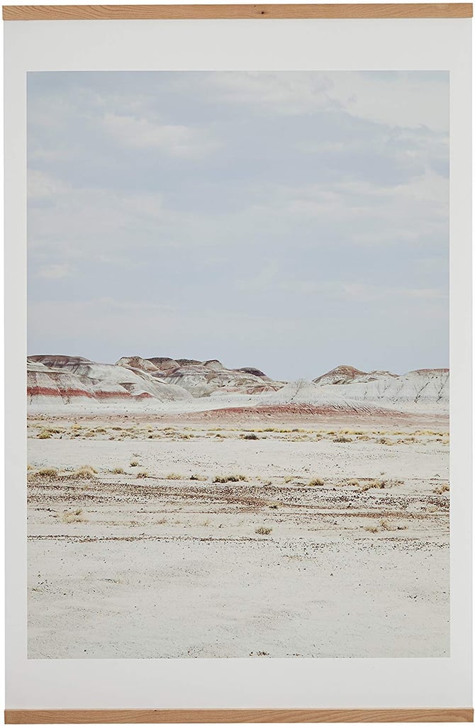 Rivet Arizona Desert Sand Horizon Photo with Wood Hanger