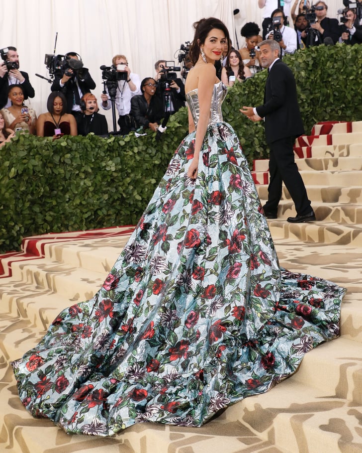 Amal Clooney | Met Gala 2018 Dresses With Trains | POPSUGAR Fashion ...