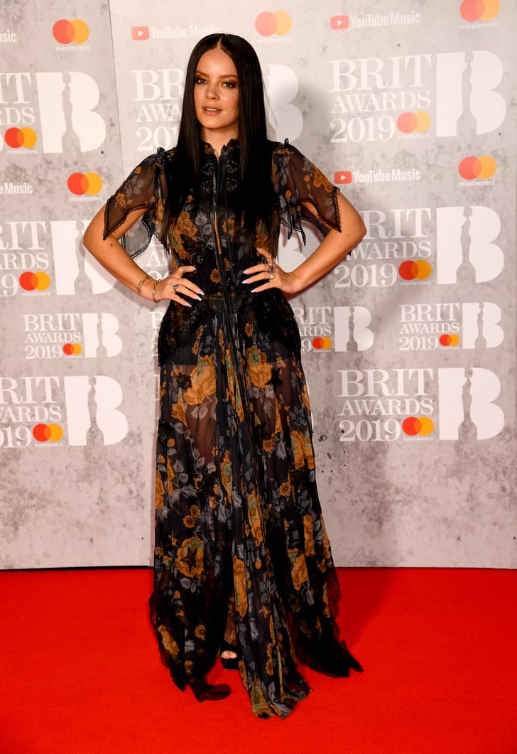 Lily Allen at the 2019 Brit Awards | Brit Awards Red Carpet Dresses