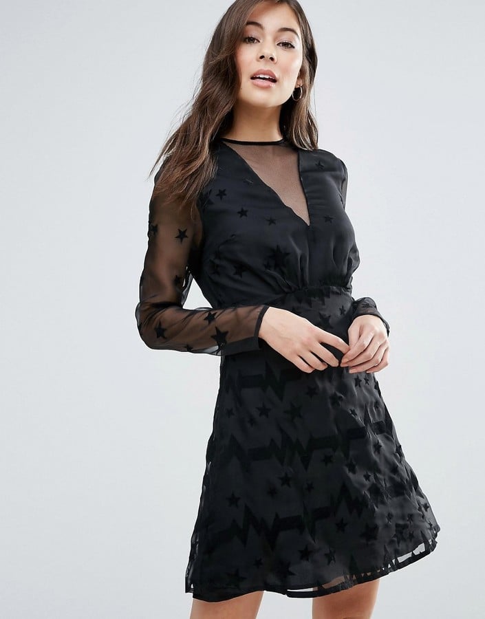 slim fit dress slacks Queen of Sparkles Multi Burst Star Sweater Tank Dress Large main image 0