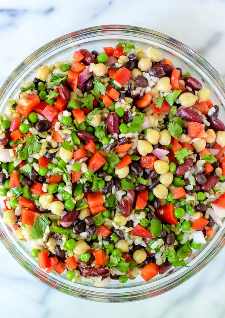 3-Bean Salad With Wild Rice