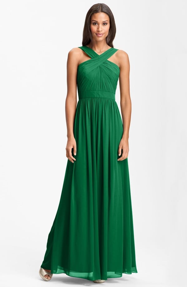 Glowing in Green | Maternity Bridesmaid Dresses | POPSUGAR Family Photo 8