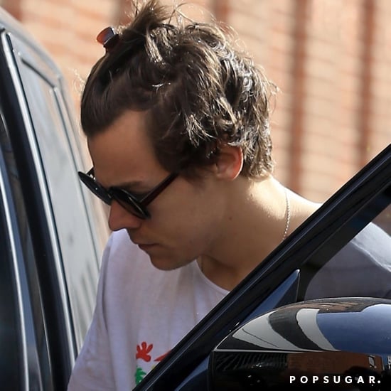 Harry Styles Wearing Hair Clip in LA 2018