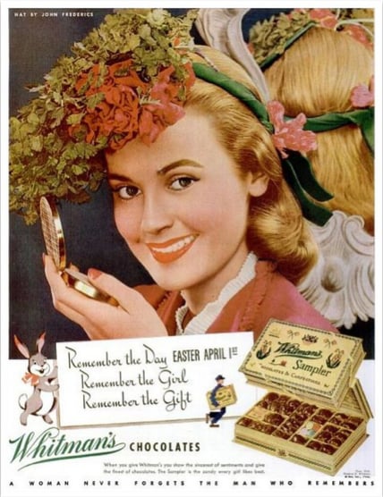 Don T Forget The Chocolates Vintage Easter Ads