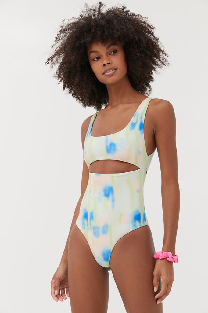 Aila Blue Melrose Tie-Dye One-Piece Swimsuit