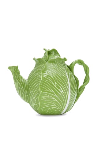 Tory Burch Home Lettuce Ware Teapot