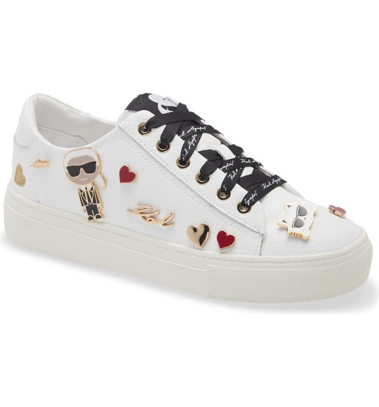 Karl Lagerfeld Paris Cate Pin Logo Sneaker