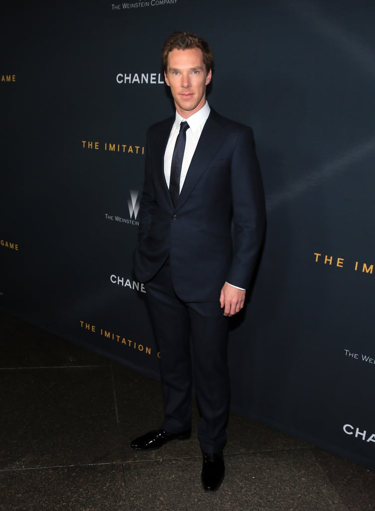 Benedict Cumberbatch looked dapper at an LA screening of The Imitation Game on Monday.