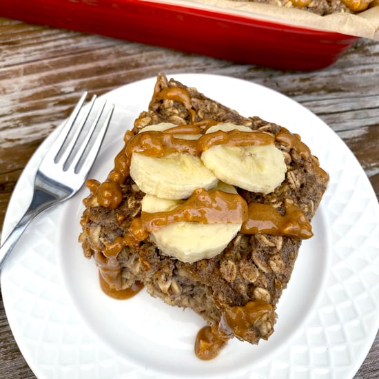 High-Protein Peanut-Butter Banana Baked Oatmeal