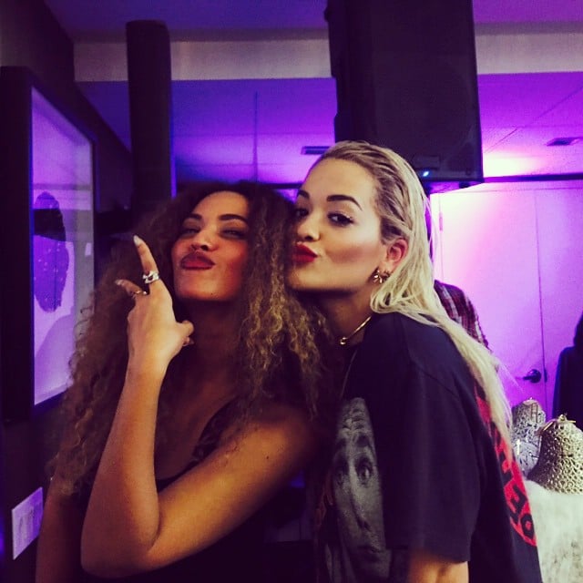 Rita Ora kicked off Christmas celebrations with Beyoncé.
Source: Instagram user ritaora