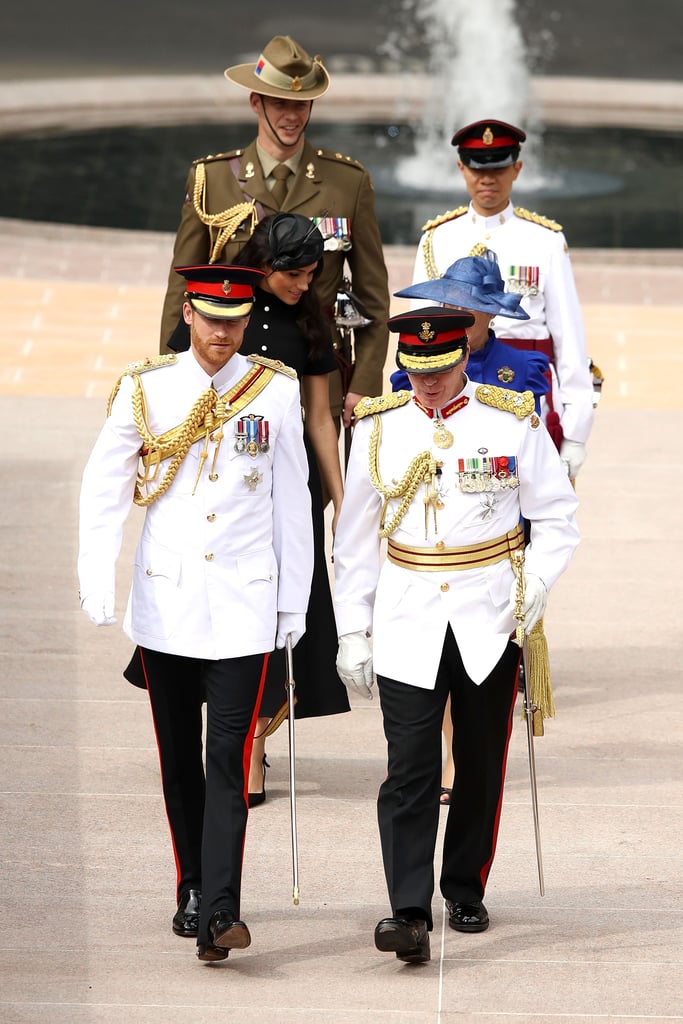 Prince Harry and Meghan Markle at ANZAC Memorial in Sydney