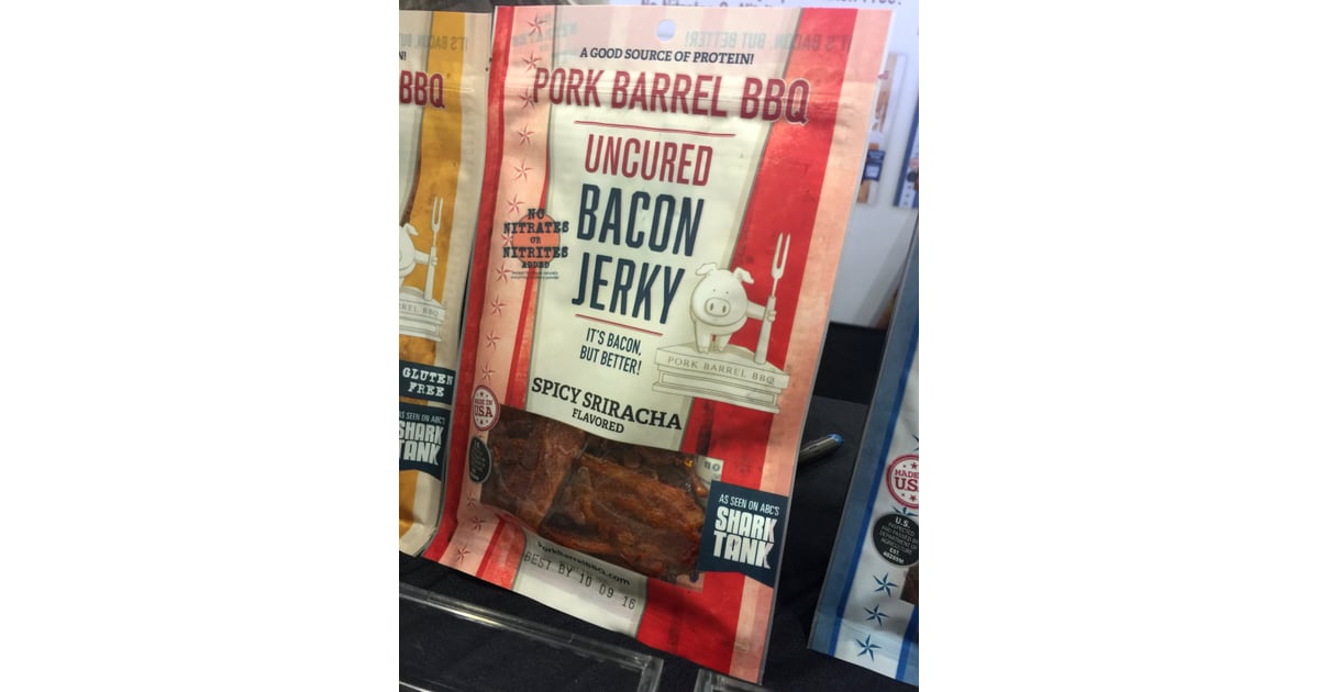 Pork Barrel BBQ Spicy Sriracha Bacon Jerky Best Artisan Snacks 2016