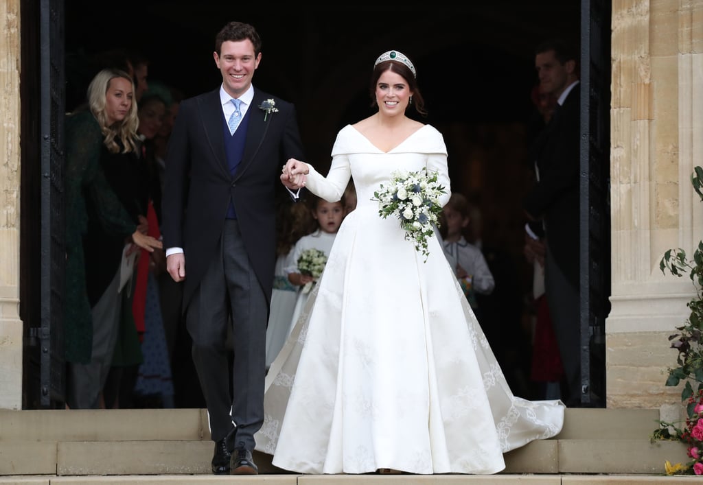 Princess Eugenie Jack Brooksbank Wedding Outfit Exhibition