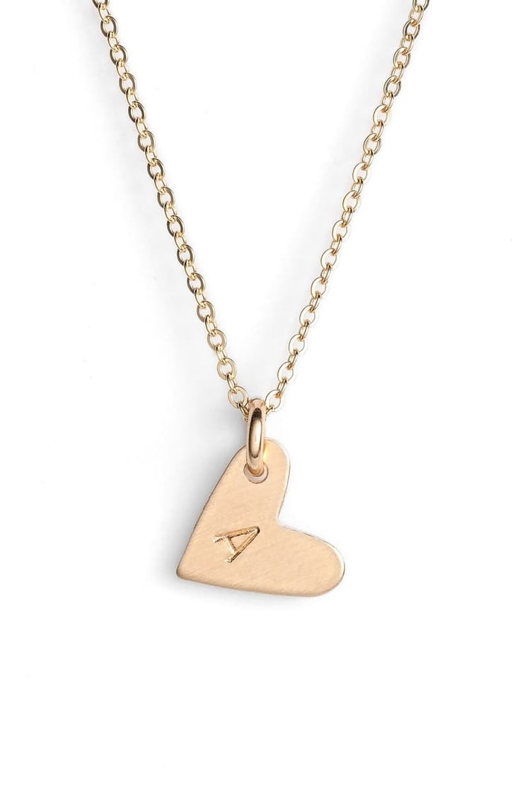 Nashelle initial necklace sale