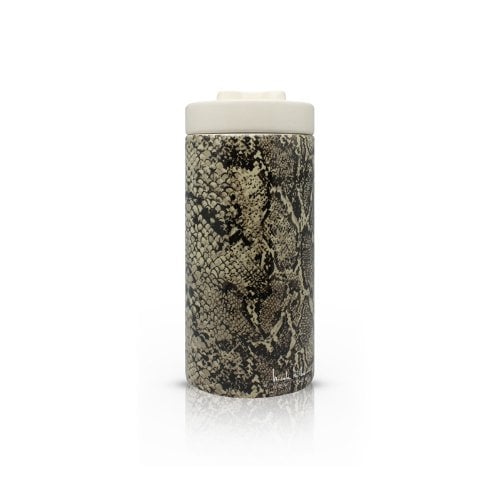 Doggie treats somehow taste better when they come out of this Nicole Miller python ceramic treat jar ($17).